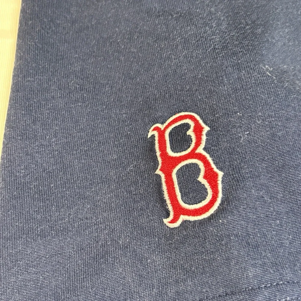 Nike Boston Red Sox 1/4 Zip Warm Up Shirt XXL MLB Authentic Cream Baseball